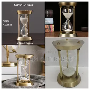 Metallic Decor Hourglass Timer
