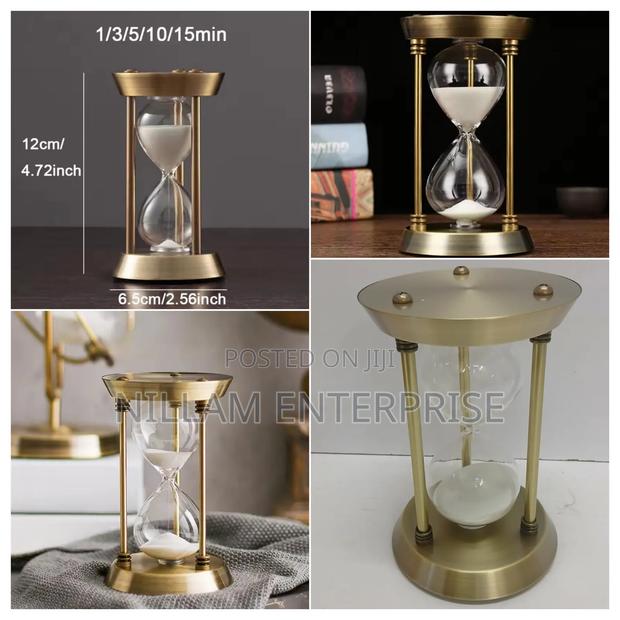 Metallic Decor Hourglass Timer - main view