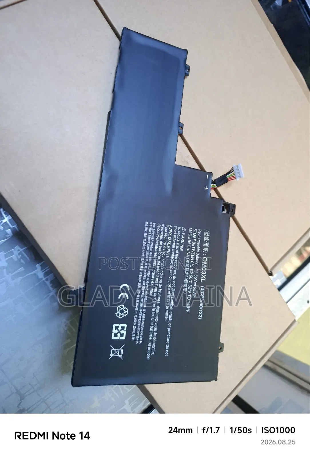 HP 1030g2/Om03xl. Laptop Battery Replacement