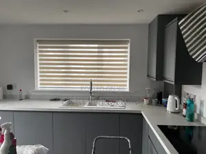 Create a Calm Kitchen and Store Environment With Horizontal Blinds