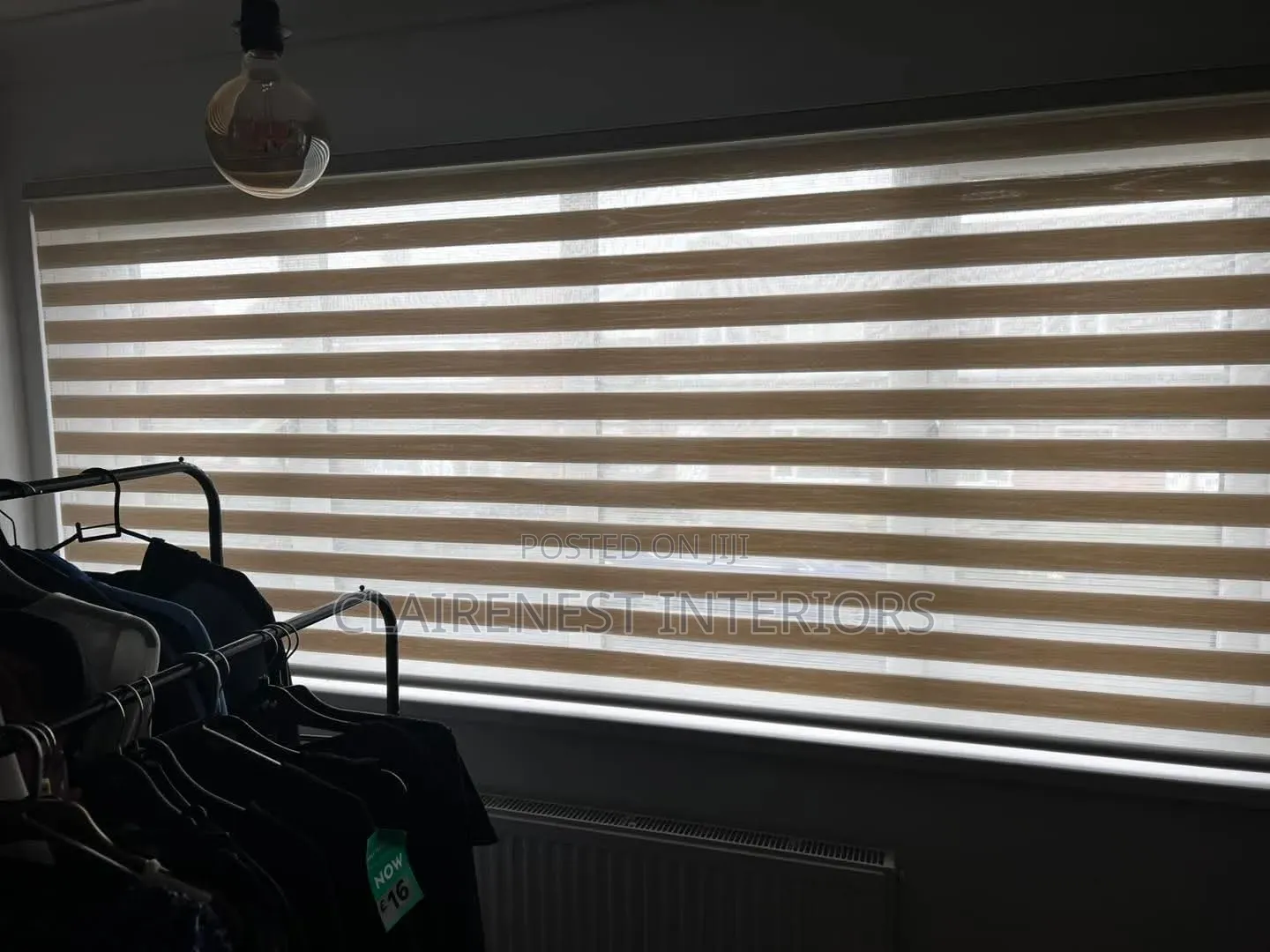 Create a Calm Kitchen and Store Environment With Horizontal Blinds