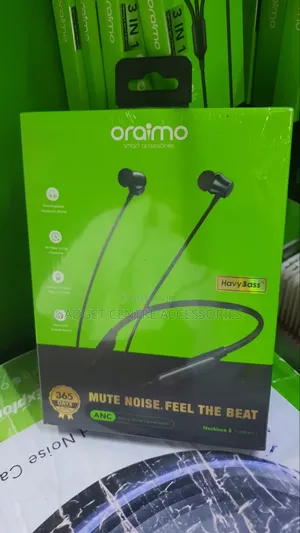 New Oraimo Necklace 5 Wireless Earphones With Noise Cancellation