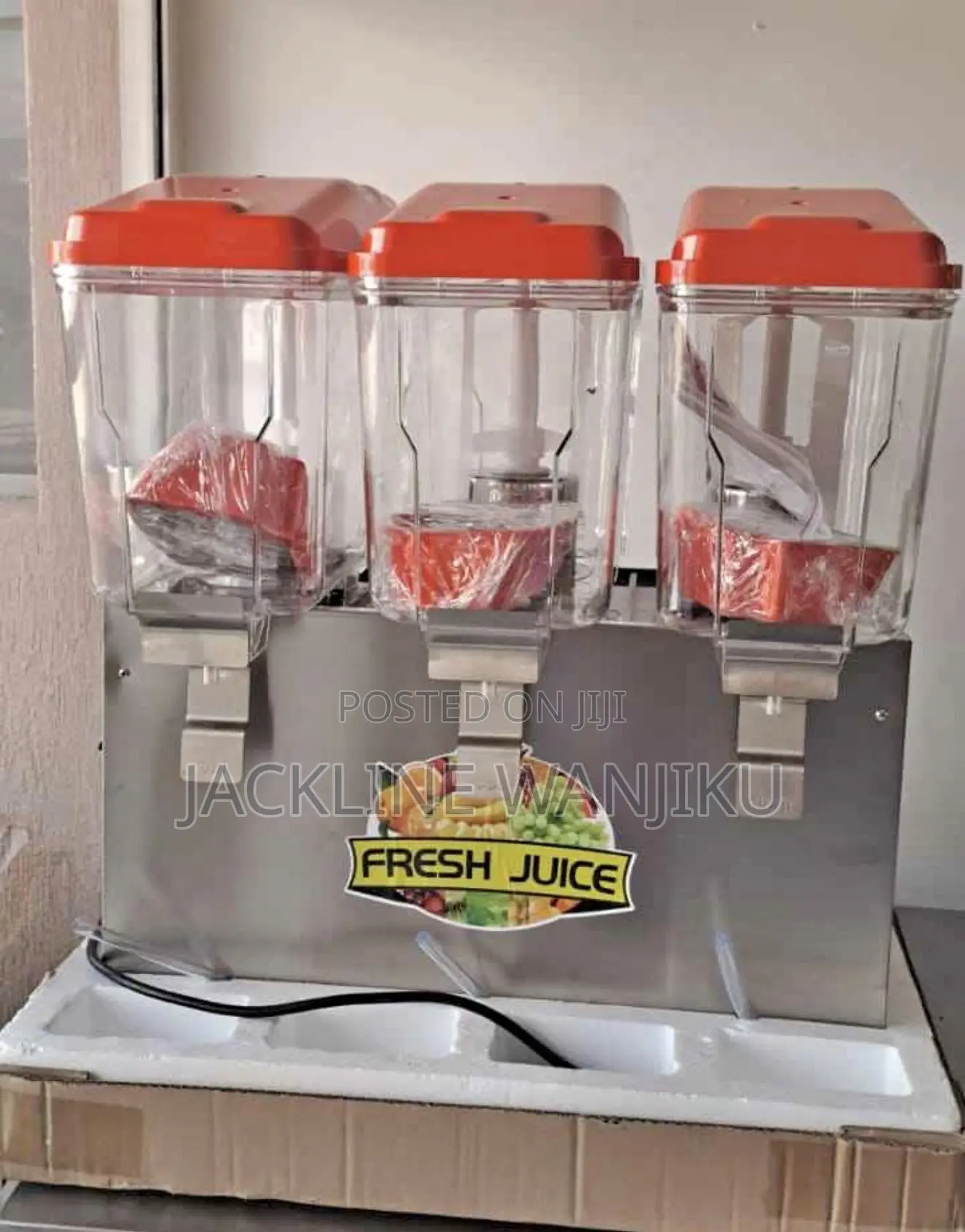 3 Tank Commercial Juice Dispenser/ Juice Dispenser Machine 3 Chamber