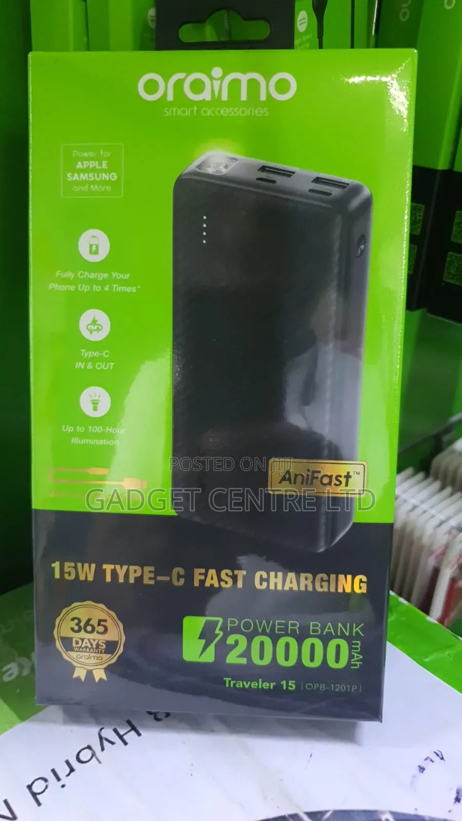 Oraimo 20000Mah Travel Adapter