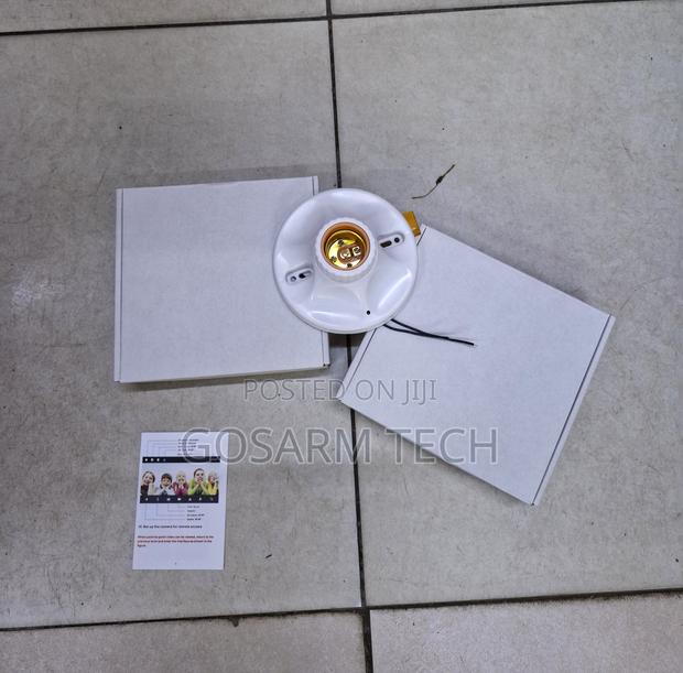 Wi-Fi Camera Light Socket Adapter – Indoor Security Monitoring