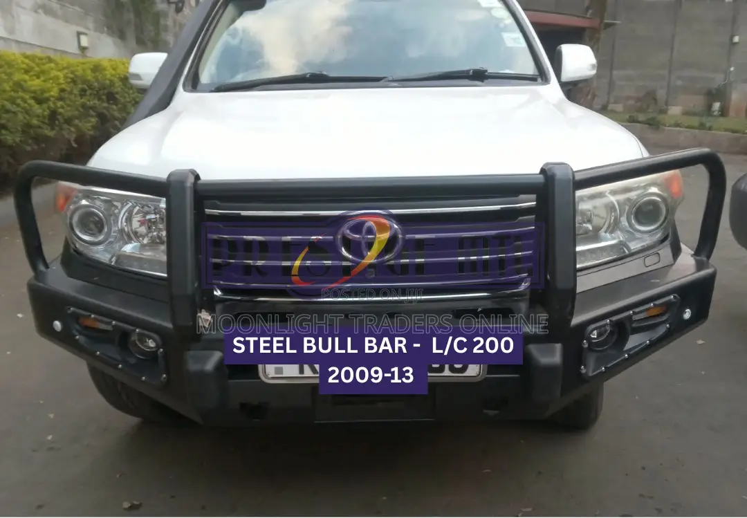 Steel Bull Bar – Land Cruiser 200 Series V8 (2009–2013)