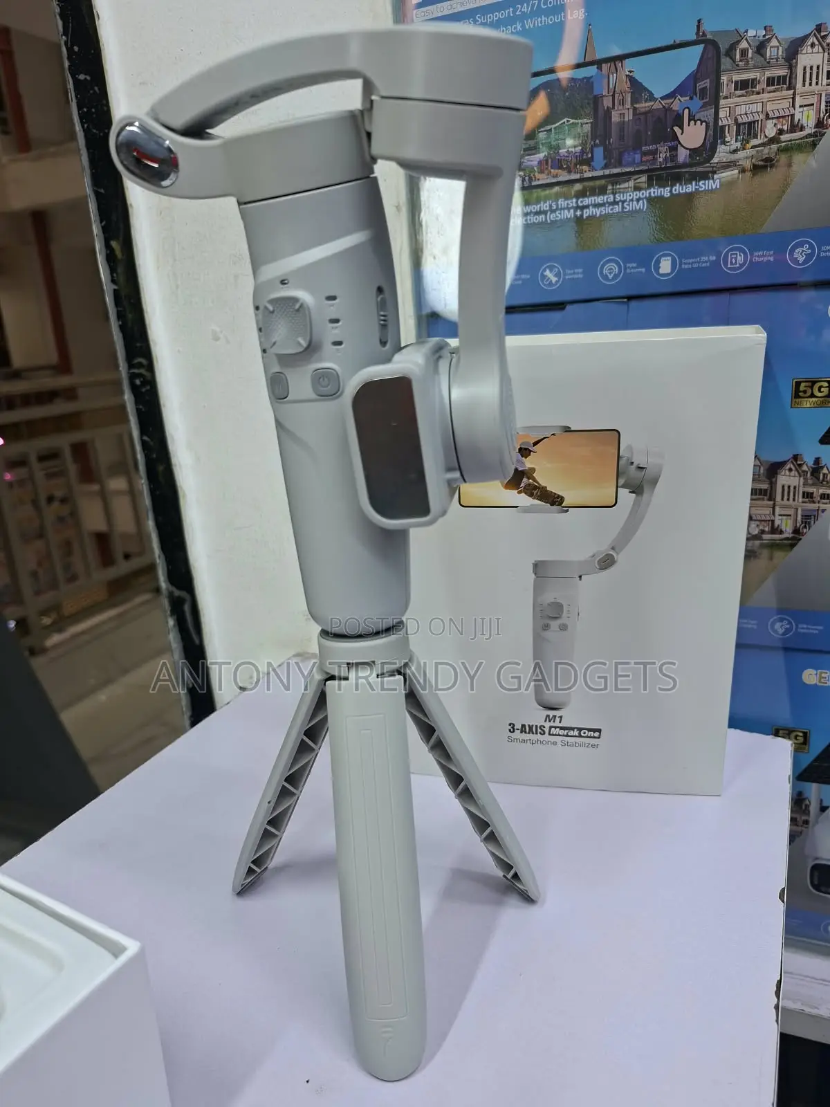 Merak One M1 Foldable 3-Axis Phone Stabilizer for Video