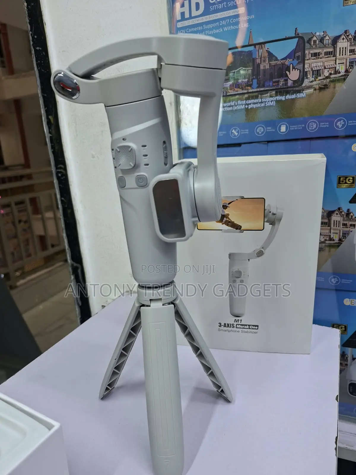 Merak One M1 Foldable 3-Axis Phone Stabilizer for Video