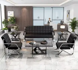 Office Sofa; Reception Executive Cushioned Five Seaters Sofa Set