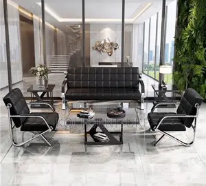 Office Sofa; Reception Executive Cushioned Five Seaters Sofa Set