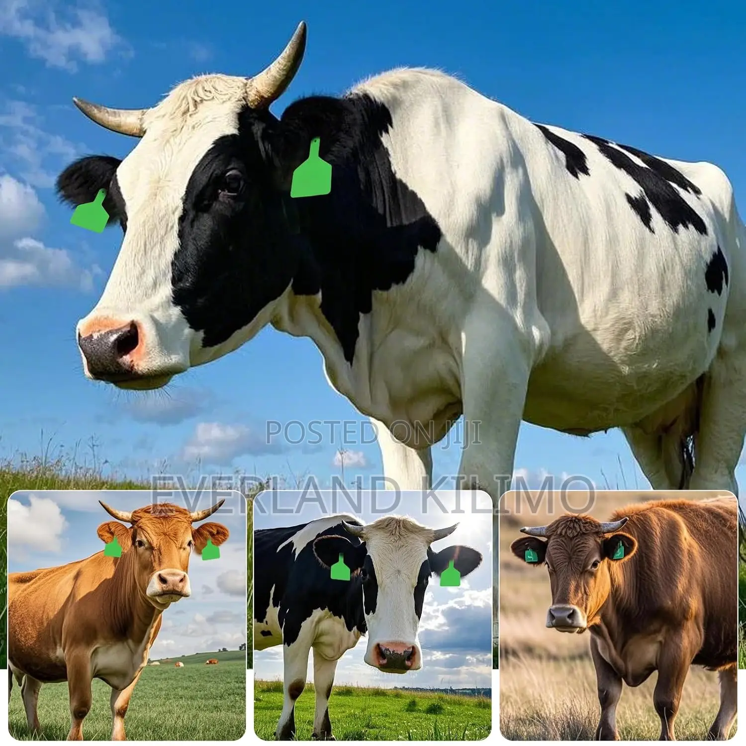 Lightweight Ear Z-Tag for Cattles - Plain