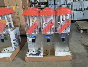 Commercial 3 Slot Juicer Dispenser / Juice Dispenser Machine