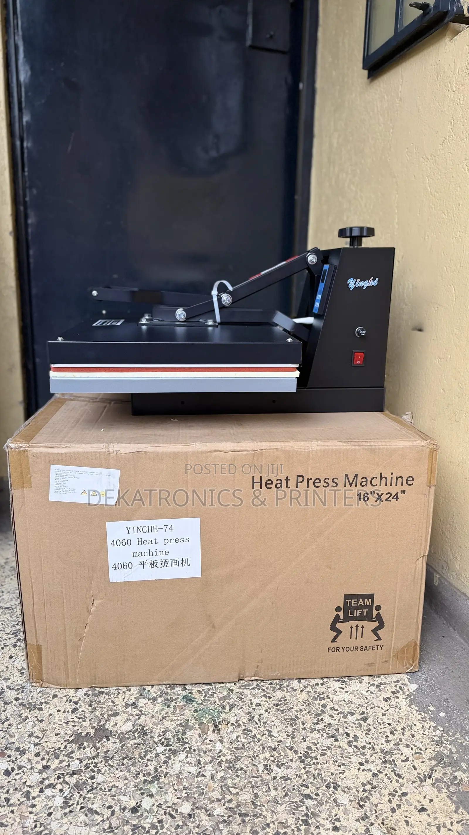 Yinghe A2 4060 Single Station Flatbed Heat Press Machine