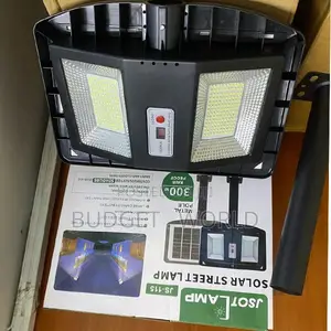 JSOT JS-115 300W Solar Powered Street Lamp – Metal Pole Included
