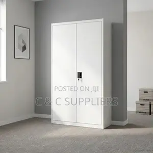 Double-Door Steel Office Cabinet.
