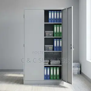 Double-Door Steel Office Cabinet.
