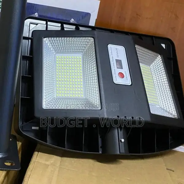 JSOT JS-115 300W Solar Powered Street Light – LED Lamp Metal Pole