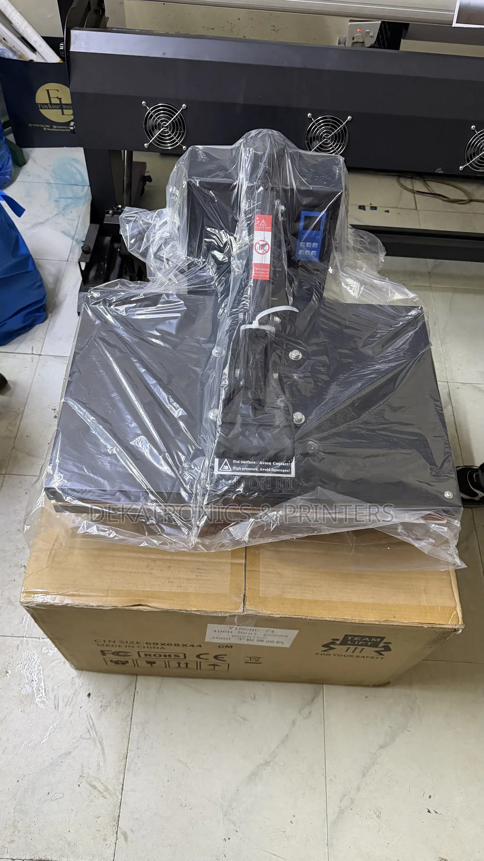 Yinghe A2 Size 4060 Manual Single Station Flatbed Heat Press Machine