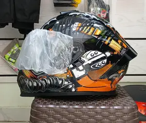 Full Face Motorcycle Helmet With Double Visor – DOT Certified
