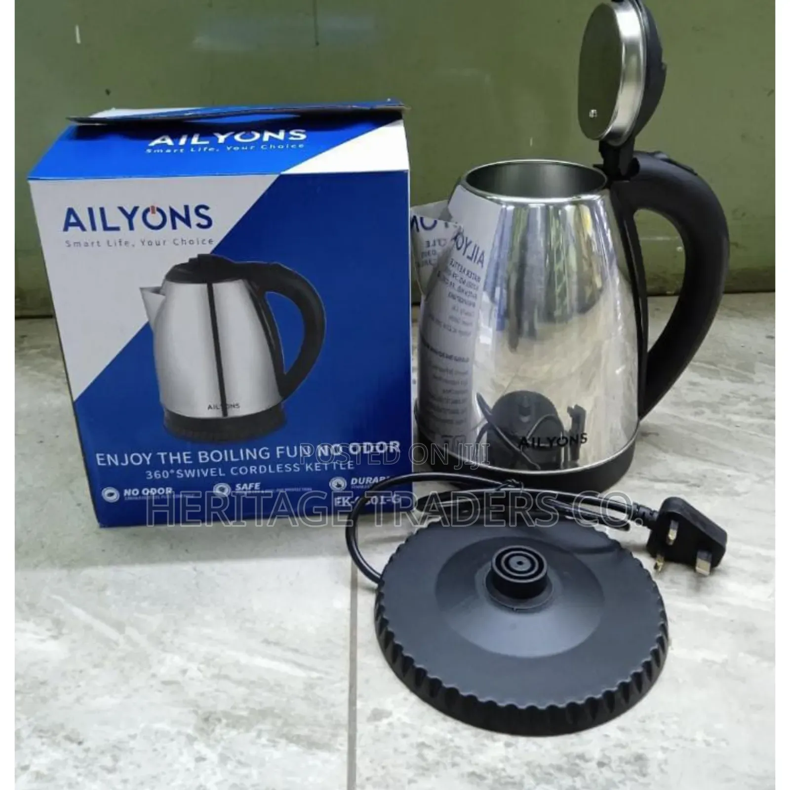 Ailyons 1.8ltrs Stainless Steel Kettle