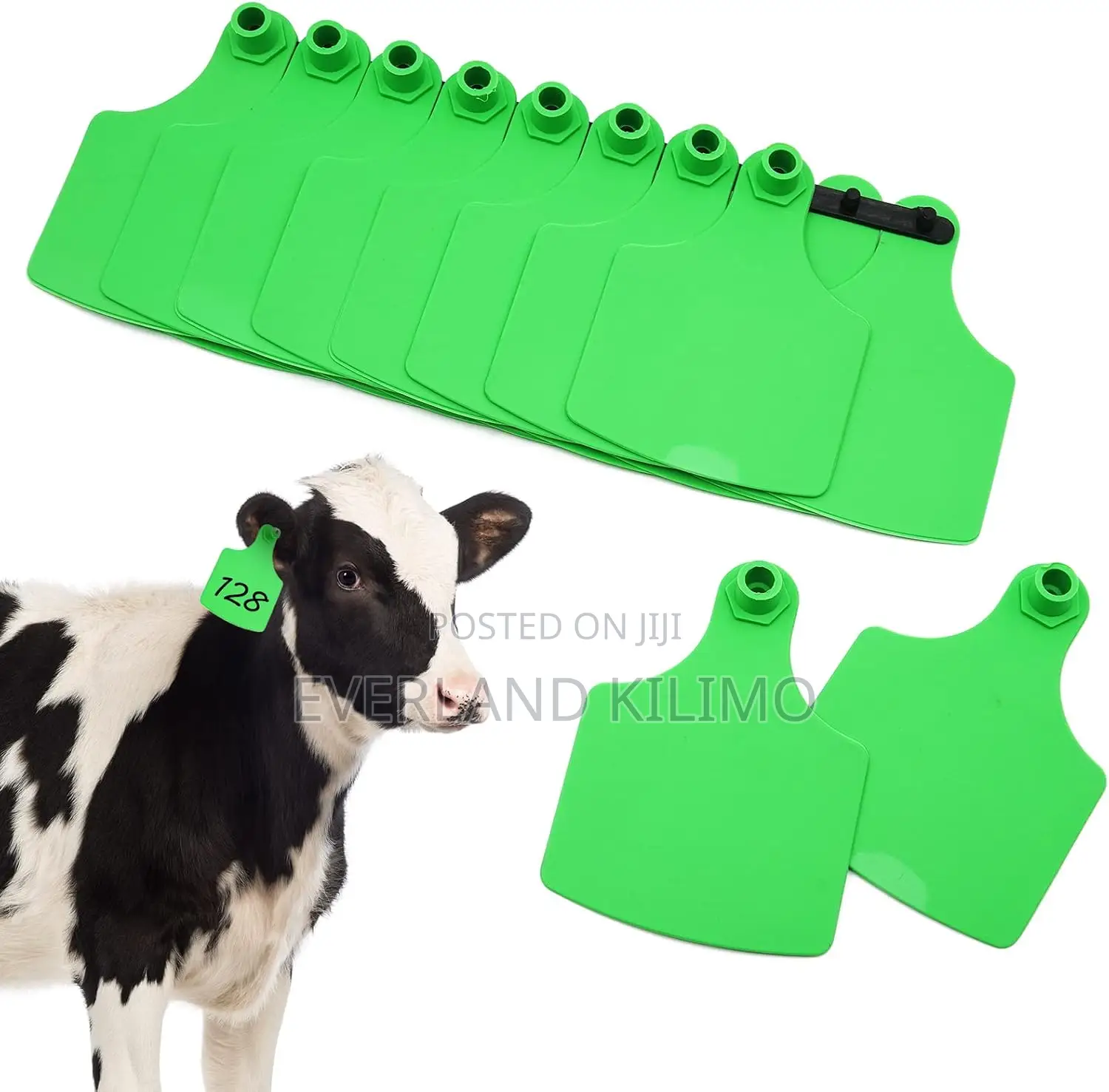 Numbered Large Ear Tag for Cattles