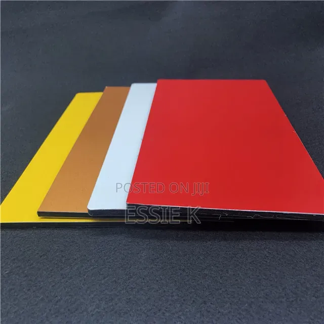 Alucoboards 4fts×8fts.