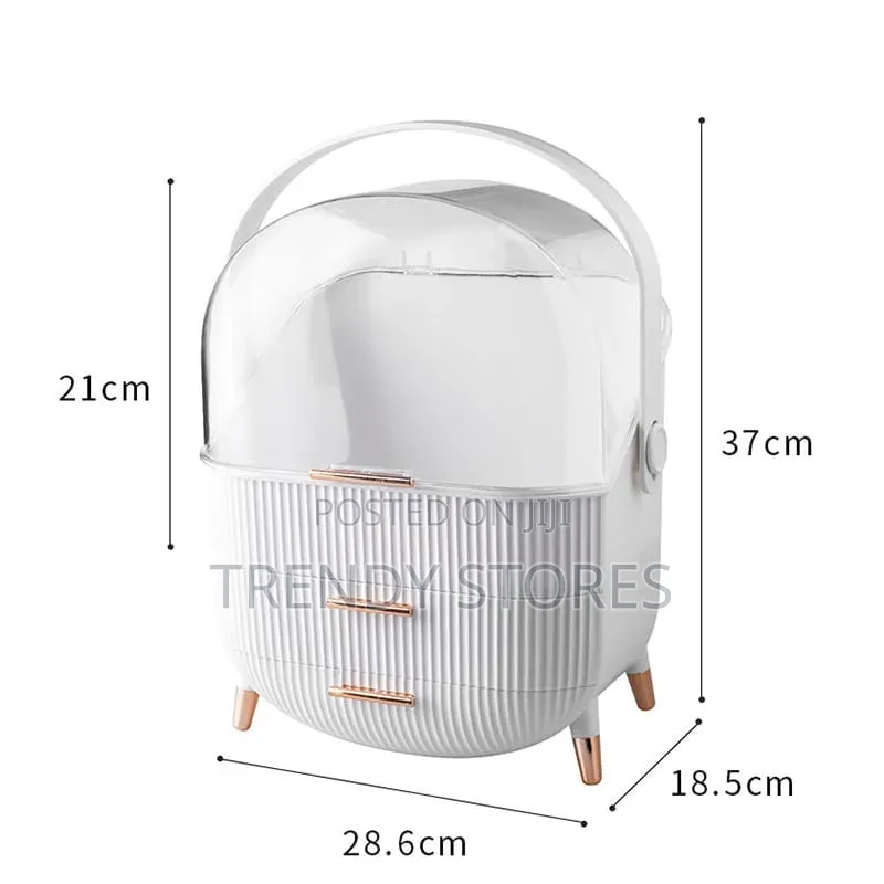 Egg-Shaped Cosmetic Organizer