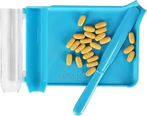 Pill Counter With Spatula and Storage Section