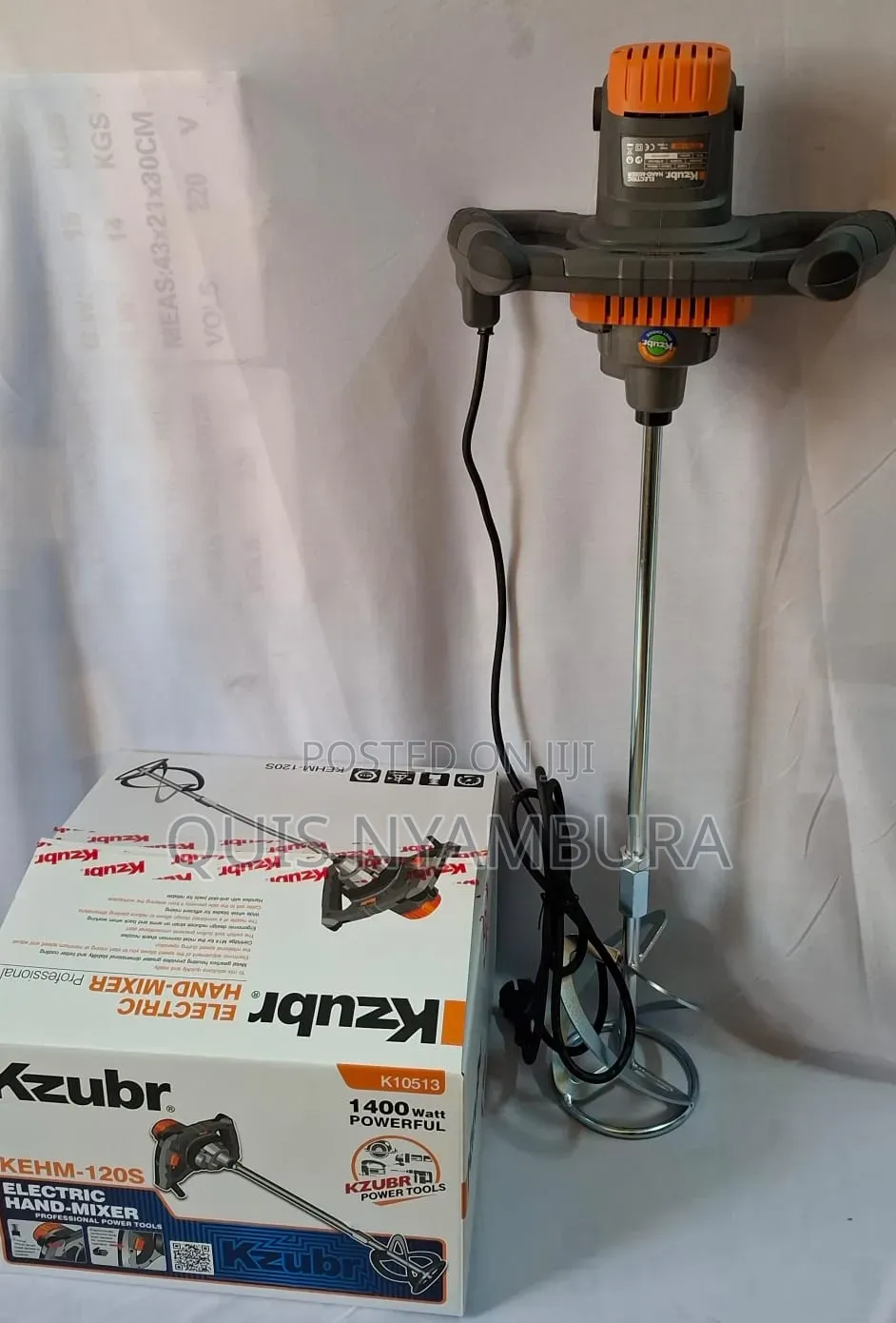 1400w Kzubr Paint Mixer/ Electric Hand Mixer