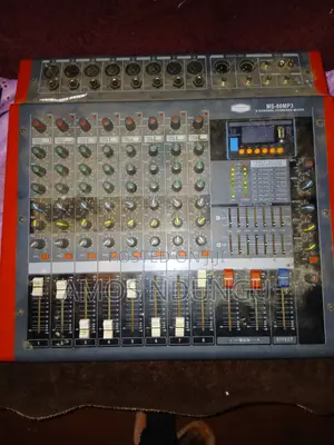 MS-80MP3 8-Channel Powered Audio Mixer