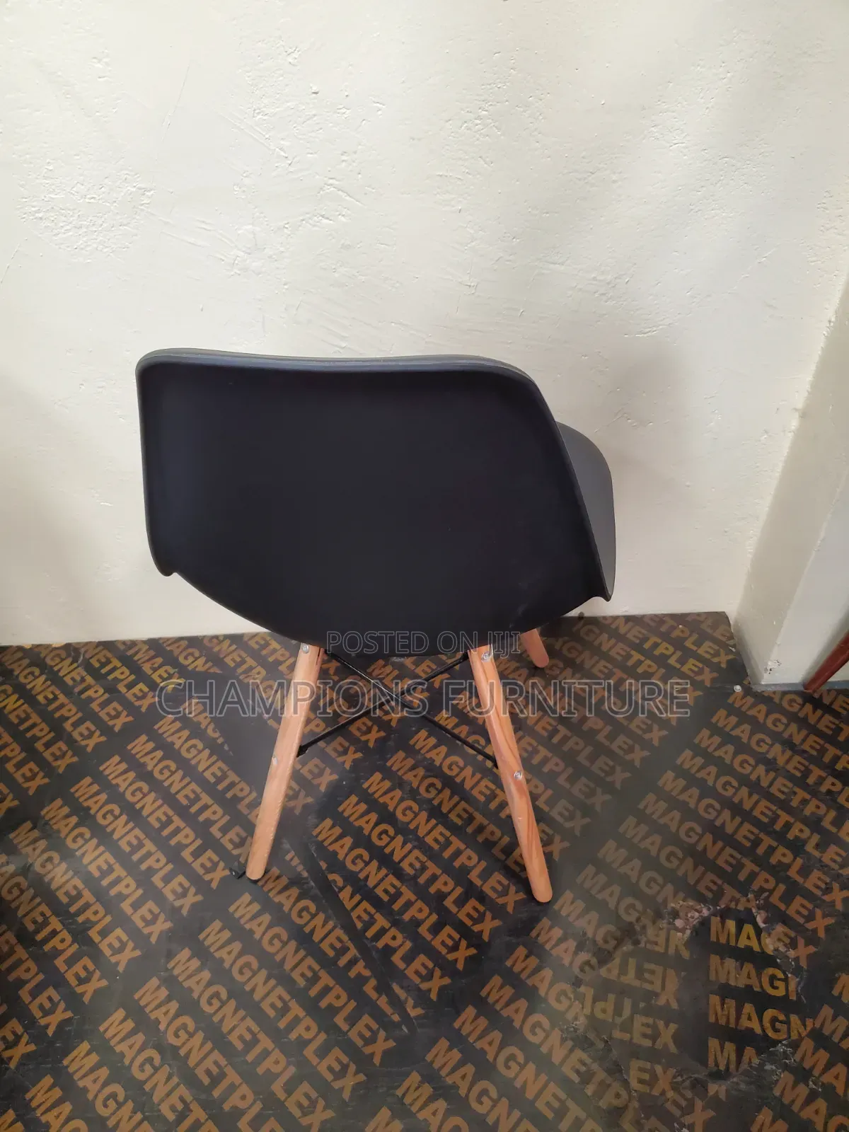 Matte Black Eames Chair