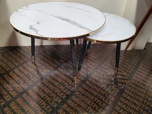 Round Nesting Coffee Table Set