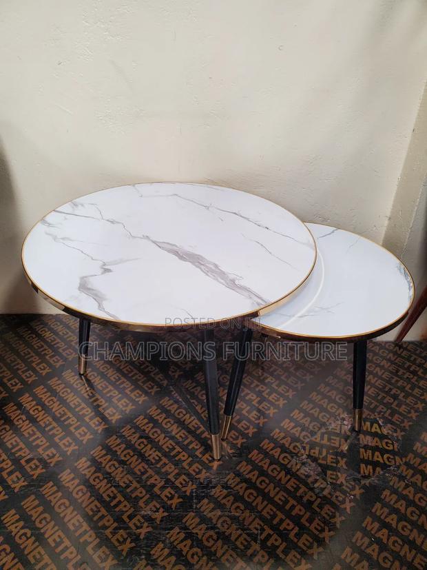 Round Nesting Coffee Table Set - thumbnail 3