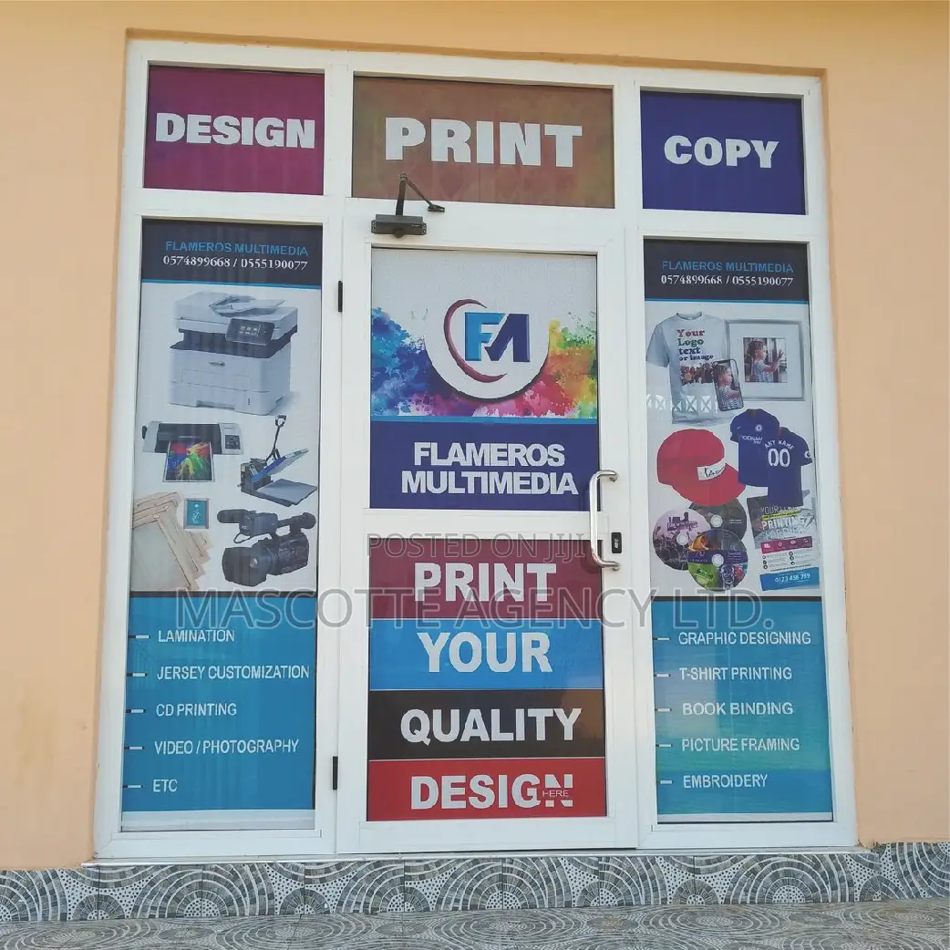 Office Window Branding