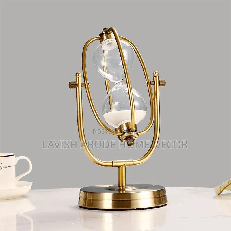 Hourglass Decor – Elegant Decorative Tabletop Ornament