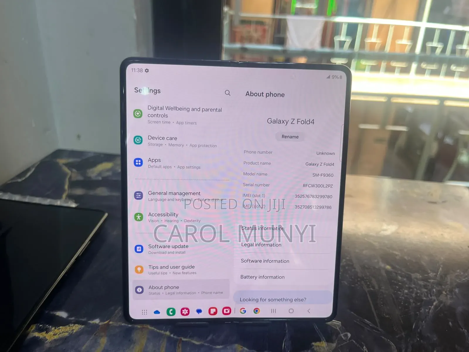 New Samsung Galaxy Z Fold4 512 GB Gray