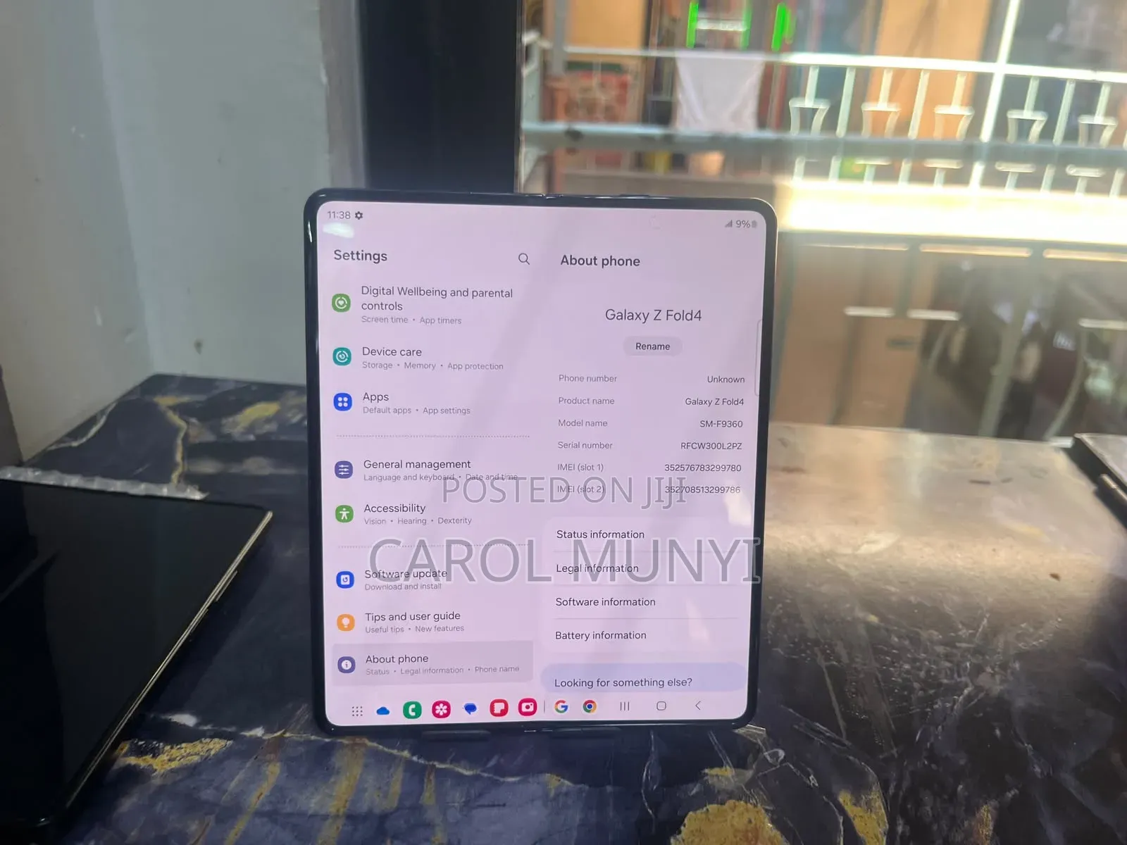 New Samsung Galaxy Z Fold4 512 GB Gray