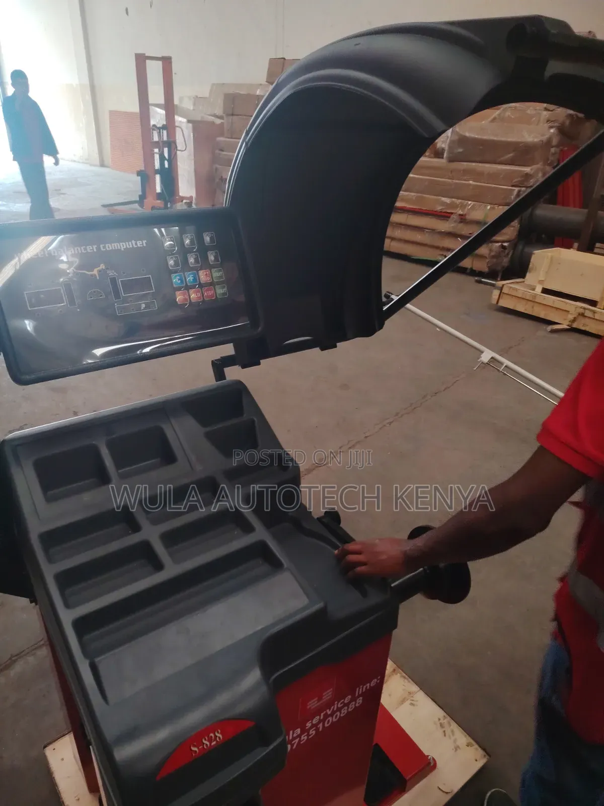 Protective Wheel Guard Heavy Duty Wheel Balancer S828 Machine Sunshine