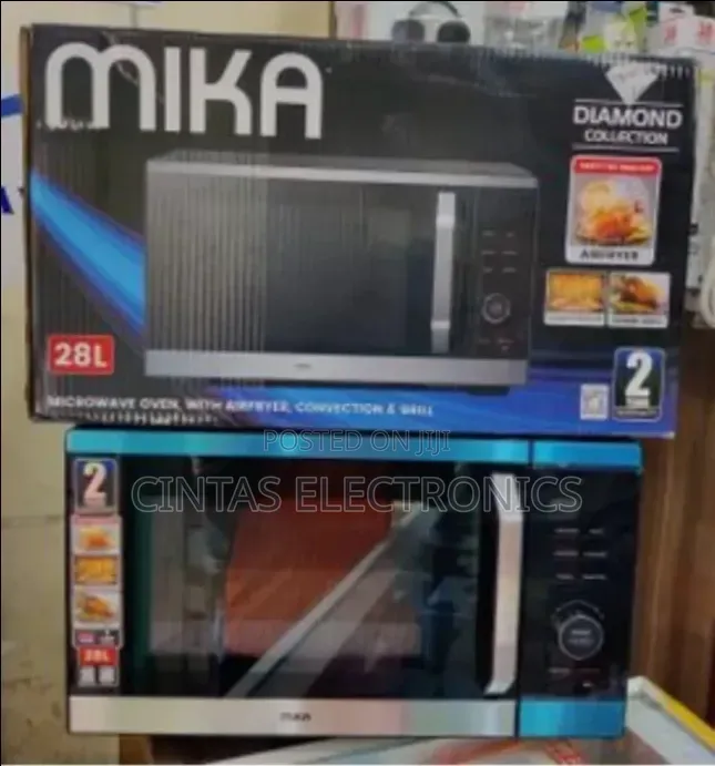 Mika 28L Digital Microwave Oven With Air Fryer, Convection & Grill