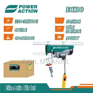 1400W Power Electric HoistElectric Lifting Hoist 800Kg Lifting Weight