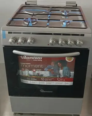 Ramtons 60*60 Ramtons 3G+1E  SILVER Standing COOKER- RC/820
@36000
