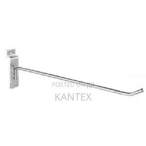 Generic Silver Slatwall 14 Inch Display Hooks