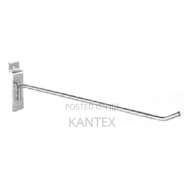 Generic Silver Slatwall 14 Inch Display Hooks