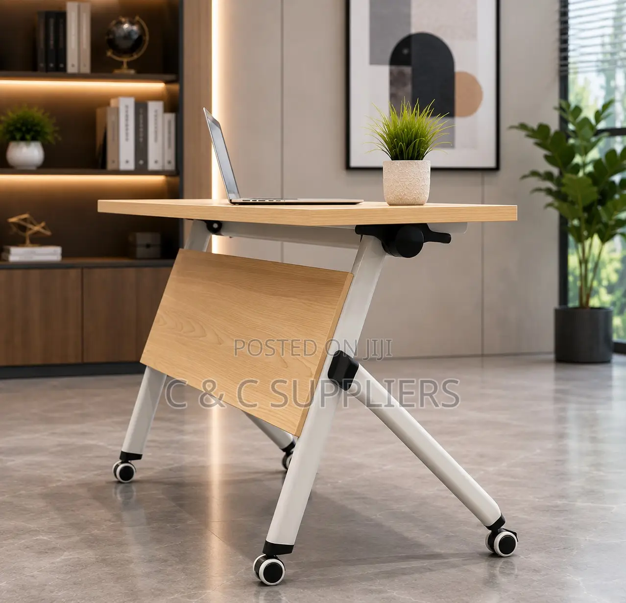 Brown Imported Folding Table-120cm