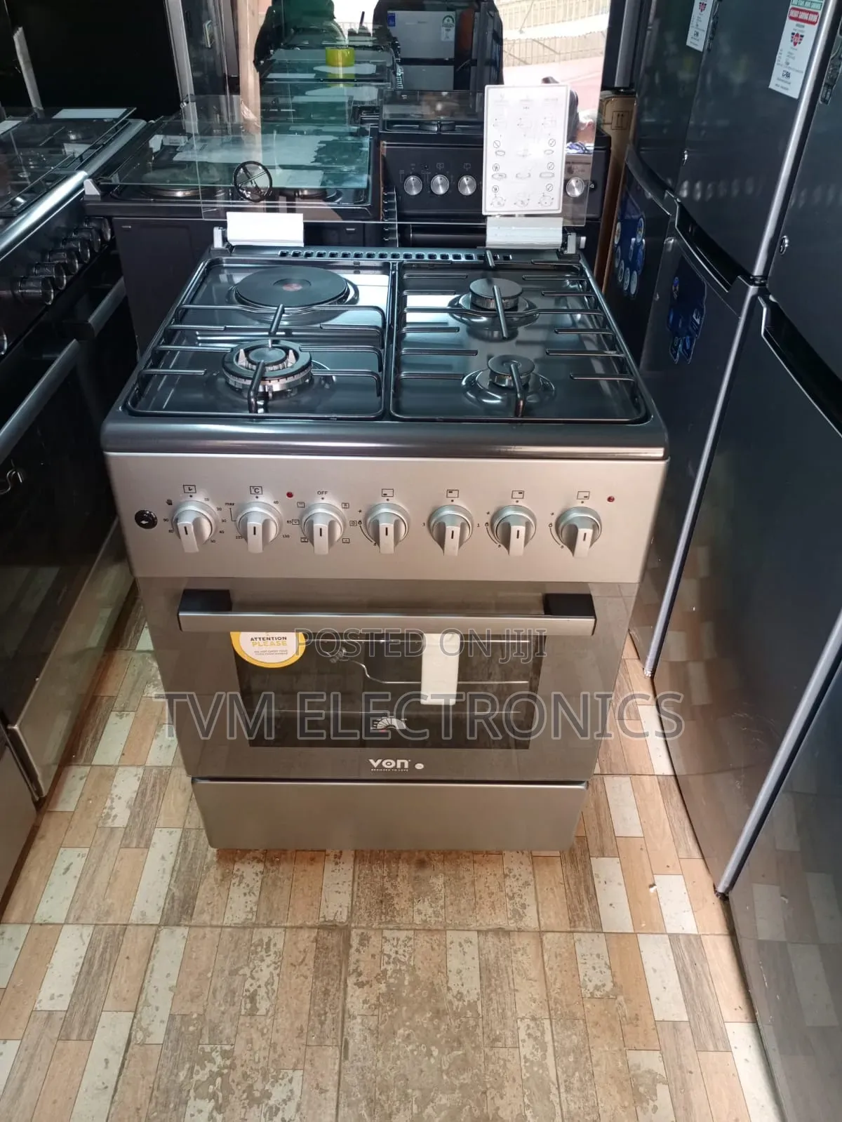 Von 60×60CM Cooker 3 Gas + 1 Electric (VCF663171FFD)