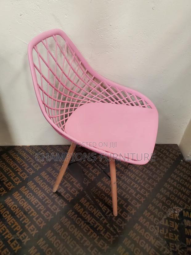 Pink Eames Mesh Style Chair
