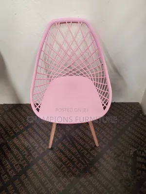 Pink Eames Mesh Style Chair
