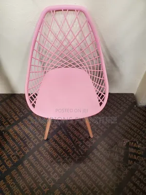 Pink Eames Mesh Style Chair