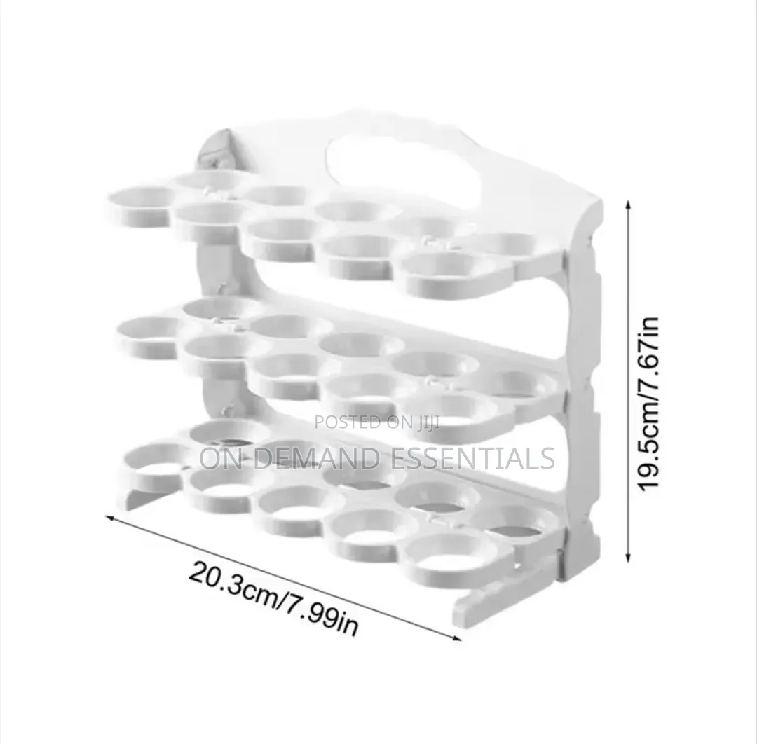 3 Layerd Foldable Egg Storage Rack