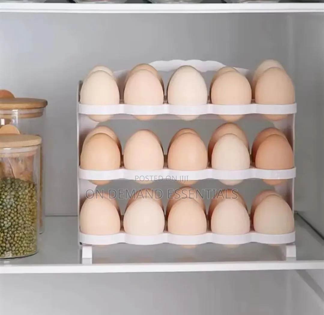 3 Layerd Foldable Egg Storage Rack